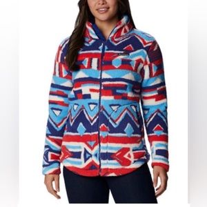 New Columbia West Bend Full Zip Fleece Jacket Sz M